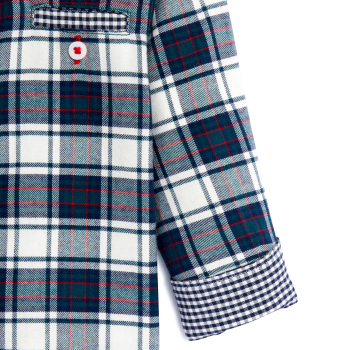 قميص مربعات دافئ، ولادي رُضع